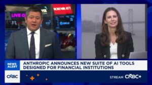 Anthropic announces new suite of AI tools designed for financial institutions