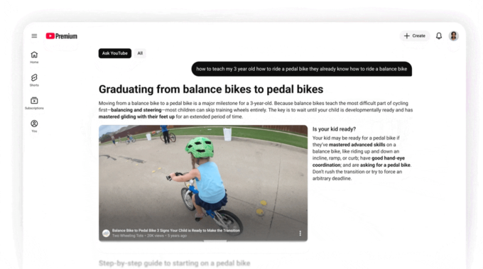 'Ask YouTube' brings AI-powered conversational search to video, adds Gemini Omni to Shorts