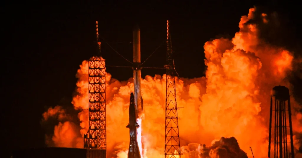Blue Origin Rocket Explodes in Fiery Setback