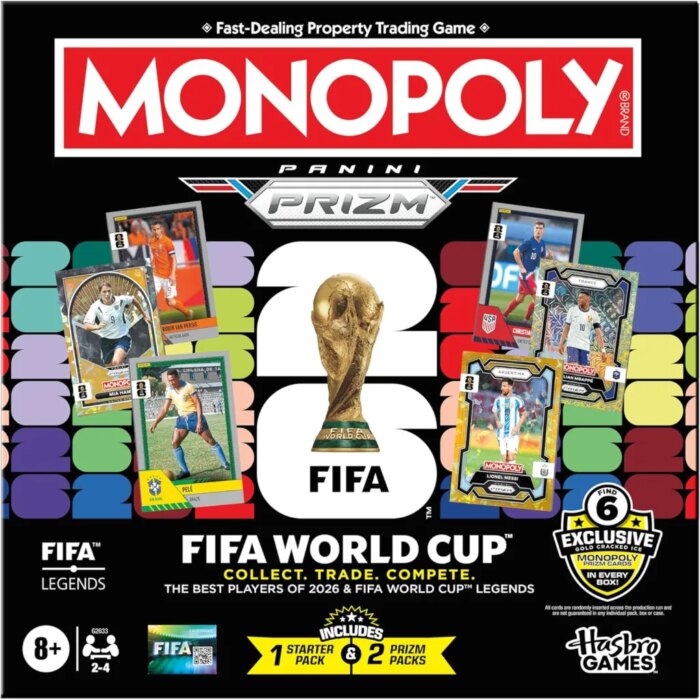 Monopoly Panini Prizm: FIFA World Cup Game