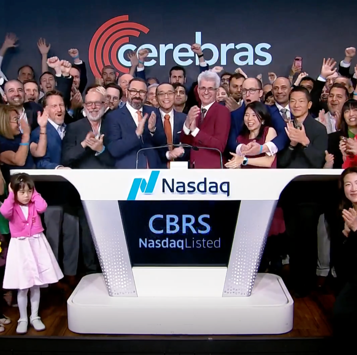 Cerebras Nasdaq opening bell