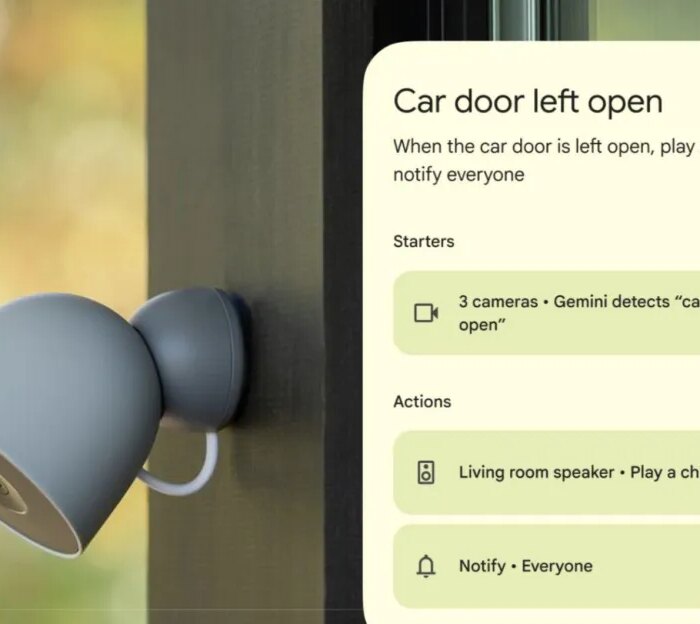 Gemini for Google Home can now use your cameras to trigger automations
