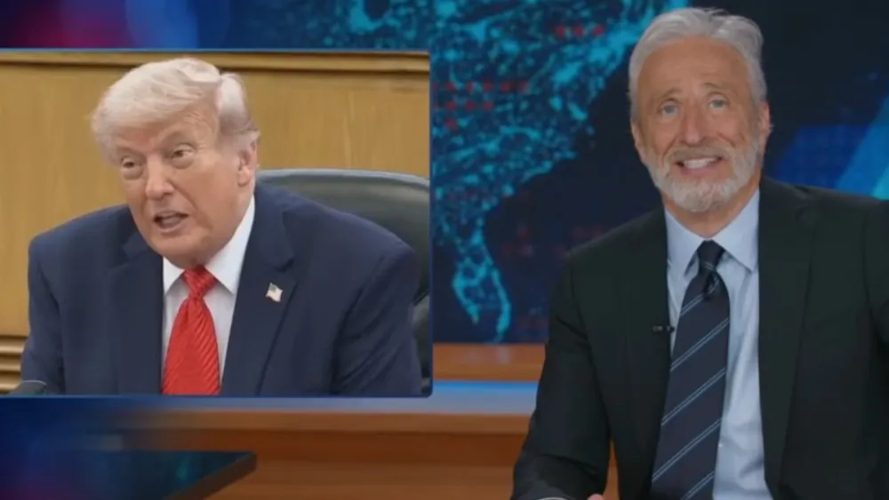 Jon Stewart Slams Donald Trump for Gaining 'Nothing' From China Trip