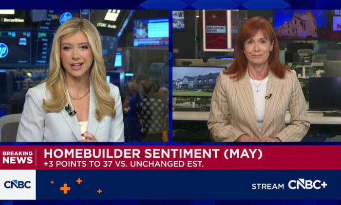 Homebuilder sentiment improves on late spring surge in demand