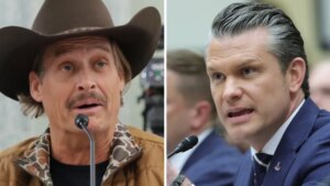 Pete Hegseth and Kid Rock Fly Apache Helicopters in Concert Video