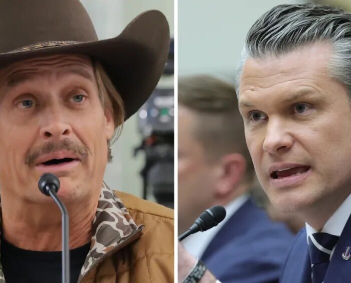 Pete Hegseth and Kid Rock Fly Apache Helicopters in Concert Video