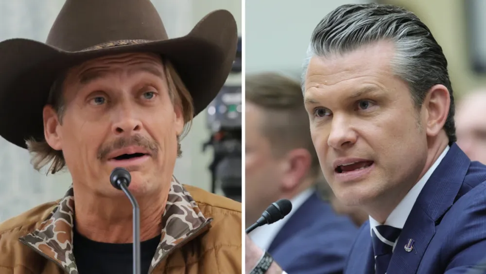 Pete Hegseth and Kid Rock Fly Apache Helicopters in Concert Video
