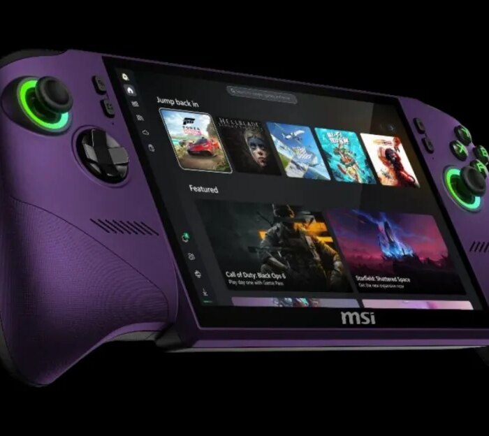 This is MSI’s new Claw 8 EX AI Plus gaming handheld