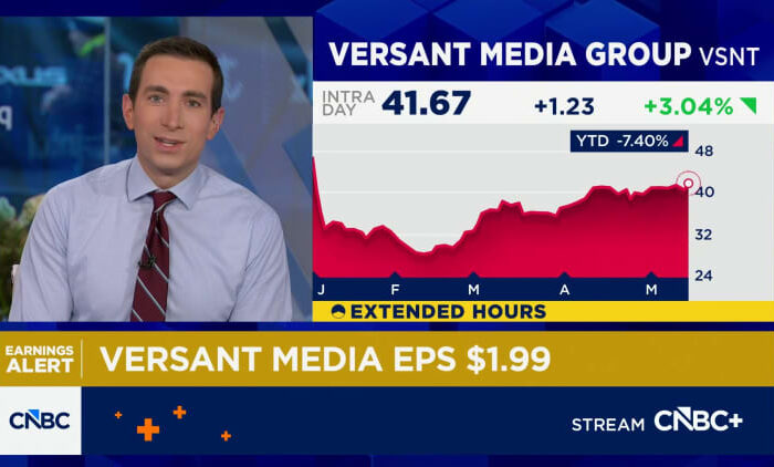 Versant reports first-quarter revenue decline, with bright spots in platforms and licensing
