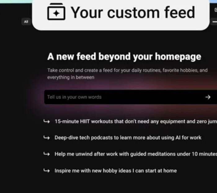 YouTube will let you ask AI to make a custom video feed
