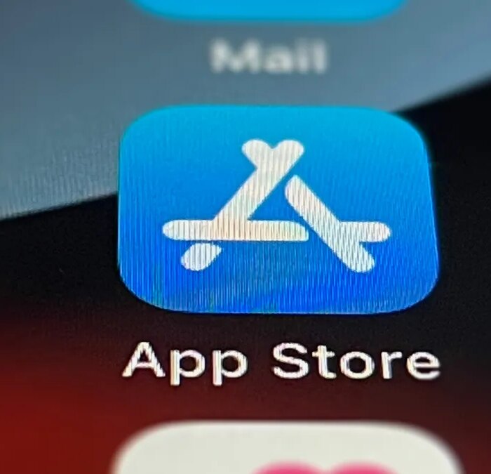 App Store icon on iPhone screen