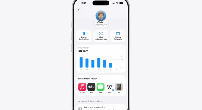 Apple puts parents back in control of kids' iPhone use