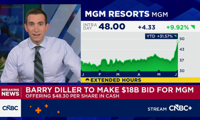 Barry Diller to make $18 billion bid for MGM