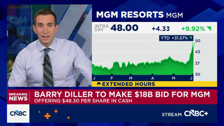 Barry Diller to make $18 billion bid for MGM