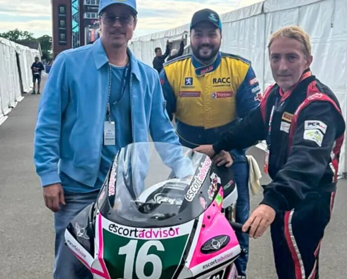 Brad Pitt on Set of 'Isle of Man' Race Movie as Production Kicks Off