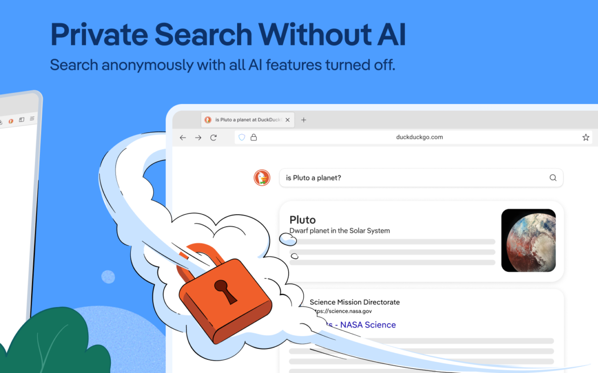 DuckDuckGo makes its 'no-AI' search engine easier to access as its traffic booms