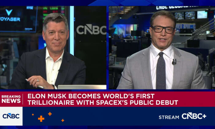 Elon Musk becomes the world's first trillionaire with SpaceX debut