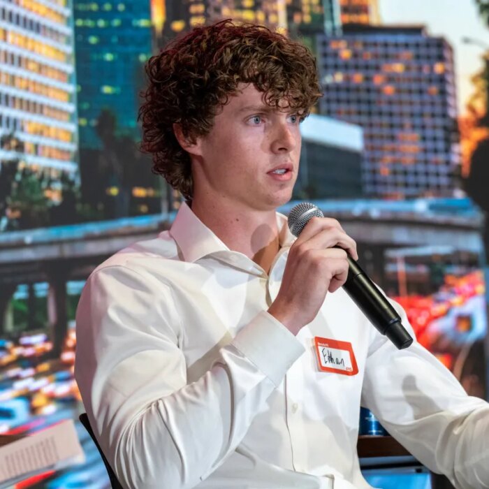 Ethan Thornton is trying to do everything all at once