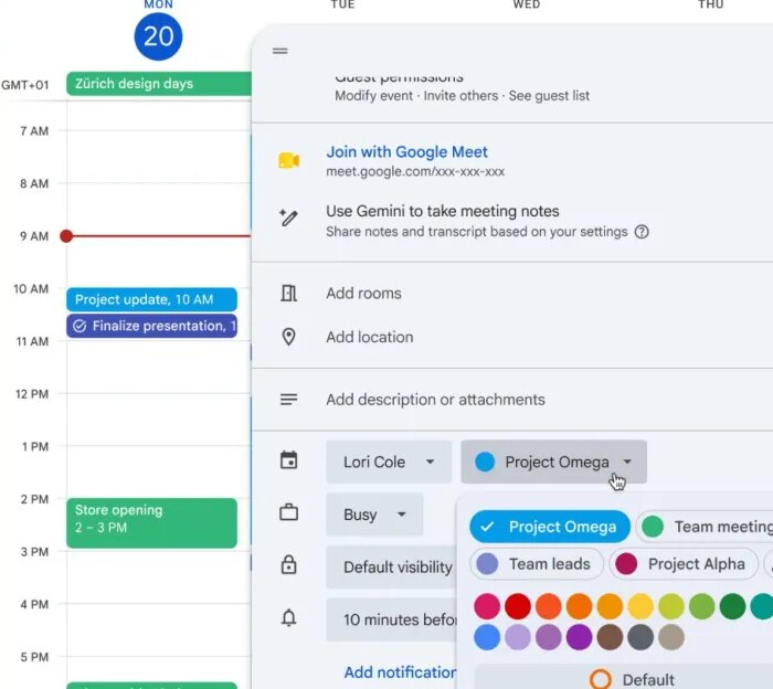 Google Calendar finally has more color options for events