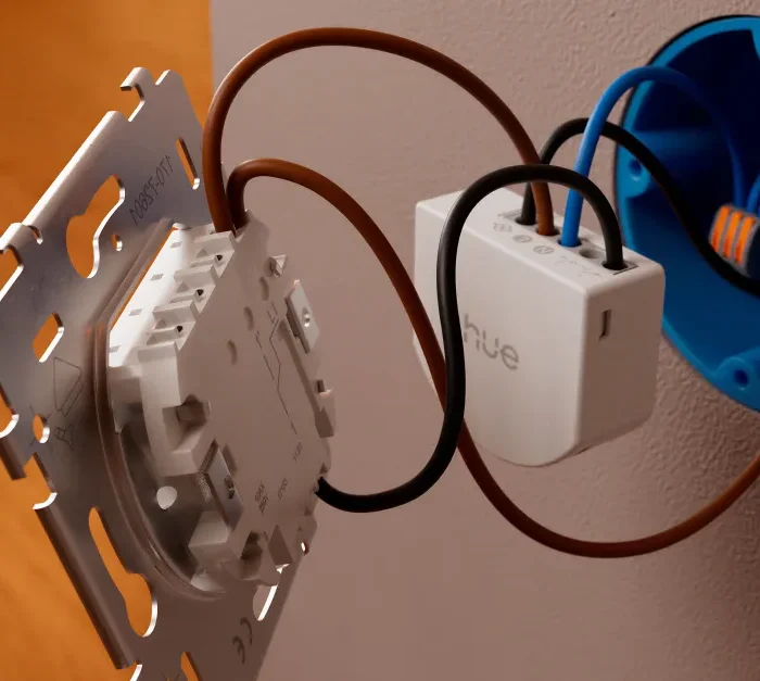 Hue’s wired wall modules bring non-smart lights into its ecosystem