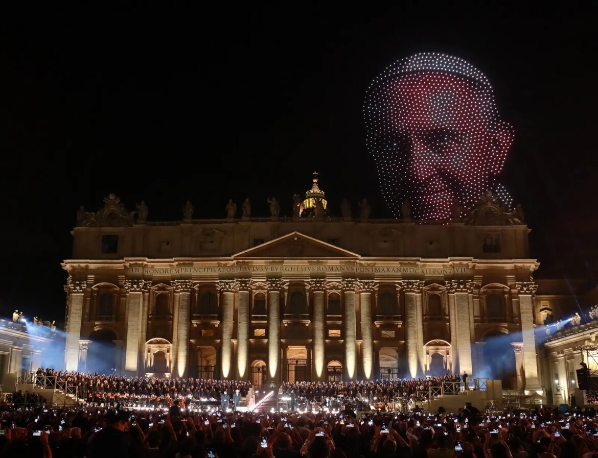 The “Grace for the World” show at the Vatican on September 13 2025.