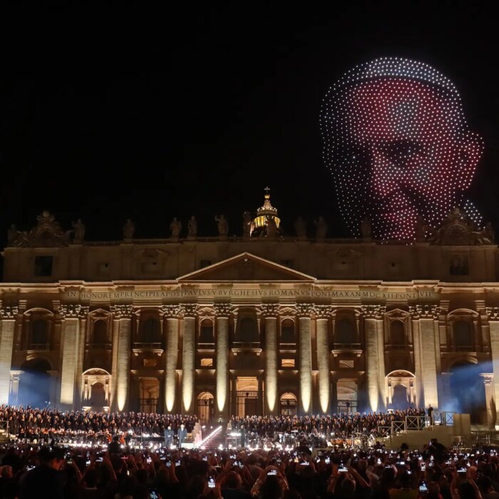 The “Grace for the World” show at the Vatican on September 13 2025.
