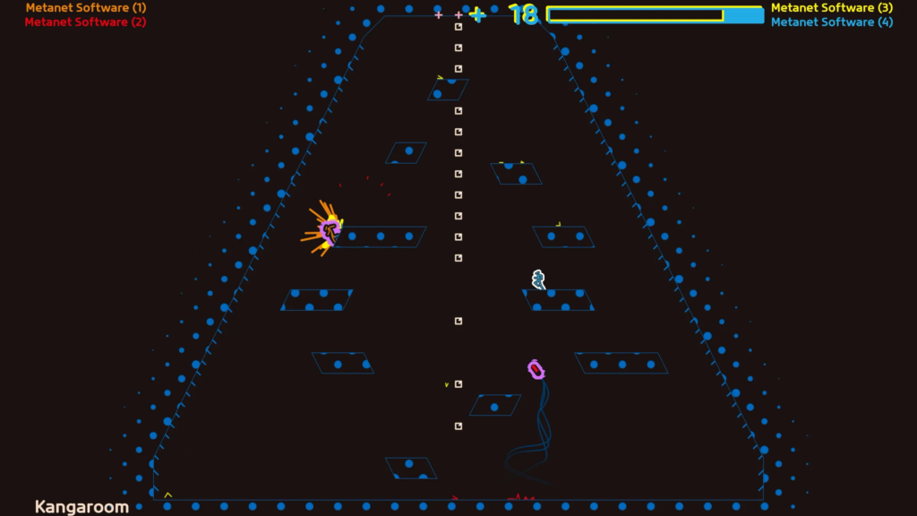 A screenshot from the video game N Plus Infinity Times Two.