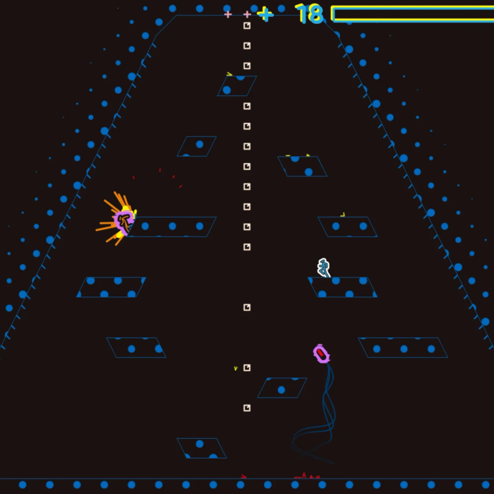 A screenshot from the video game N Plus Infinity Times Two.