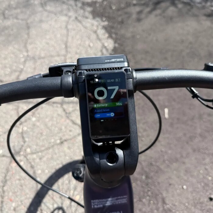 Image may contain Electronics Mobile Phone Phone Bicycle Transportation and Vehicle