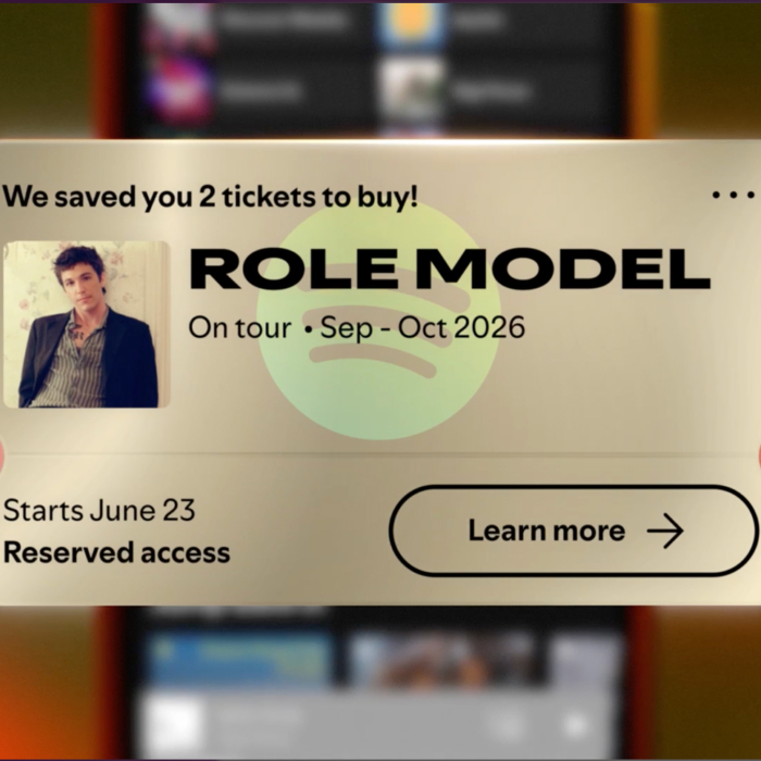 Spotify's reserved ticket sales to music superfans are now going live