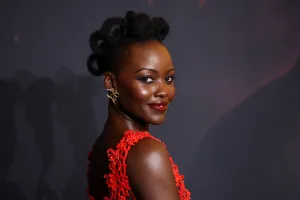 PARIS, FRANCE - JULY 08: Lupita Nyong'o attends the "The Odyssey" Paris Premiere on July 08, 2026 in Paris, France. (Photo by Aurore Marechal/Getty Images)