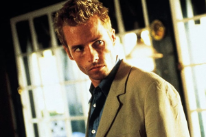Guy Pearce as Leonard Shelby in Christopher Nolan's "Memento"