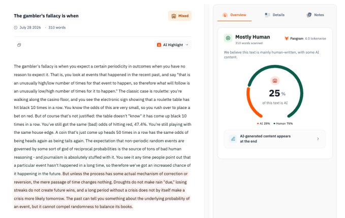 As AI content floods the internet, Pangram raises $9M to detect it