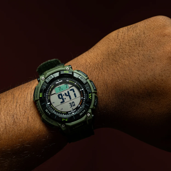 Image may contain Wristwatch Adult Person Arm Body Part Digital Watch Electronics Hand and Wrist