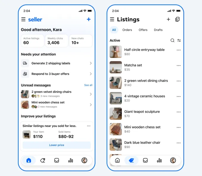 Facebook launches a dedicated Marketplace app for sellers, adds a free verification system