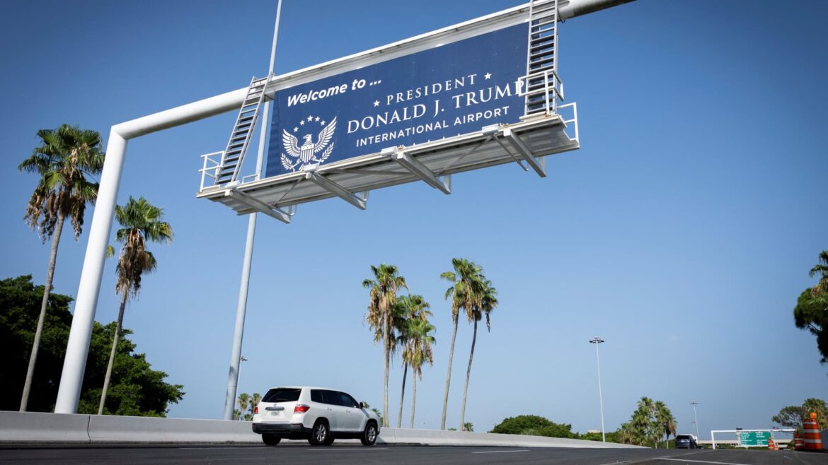 Florida's Palm Beach airport renamed for Trump