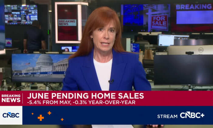 Pending home sales plunge in June