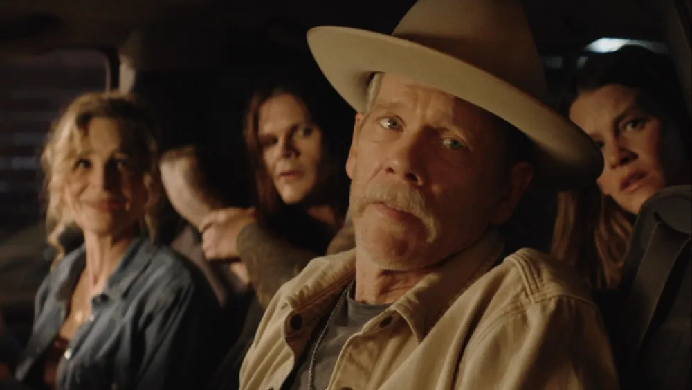 Kevin Bacon, Kyra Sedgwick and Travis Bacon on Slasher 'Family Movie'