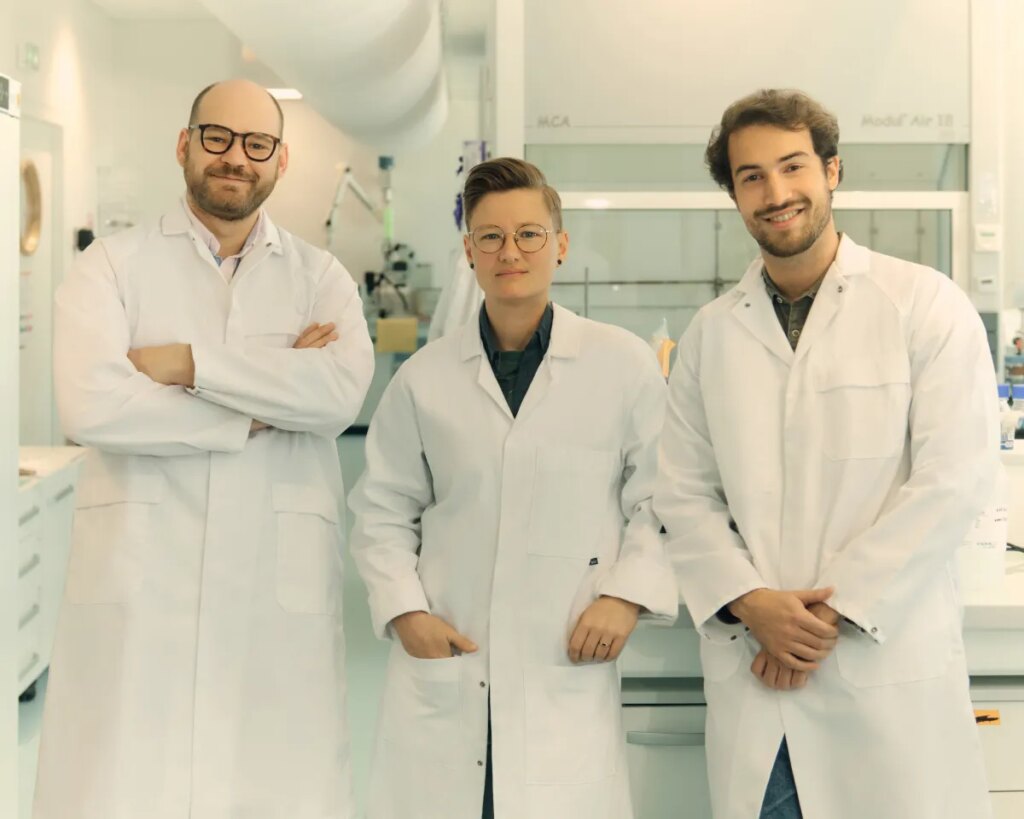 Syntetica - from left to right, Louis Monsigny, Ash Ward and Marco Bertone