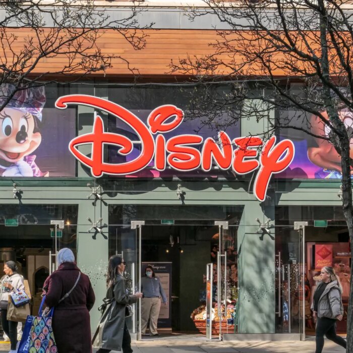 exterior of Disney store