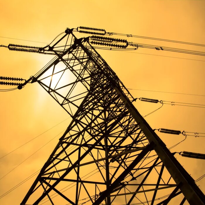 High Voltage Power Transmission Line Tower