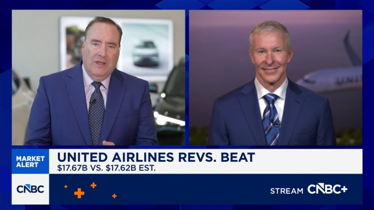 United Airlines CEO Scott Kirby: Not expecting oil prices to be as high as we'd feared